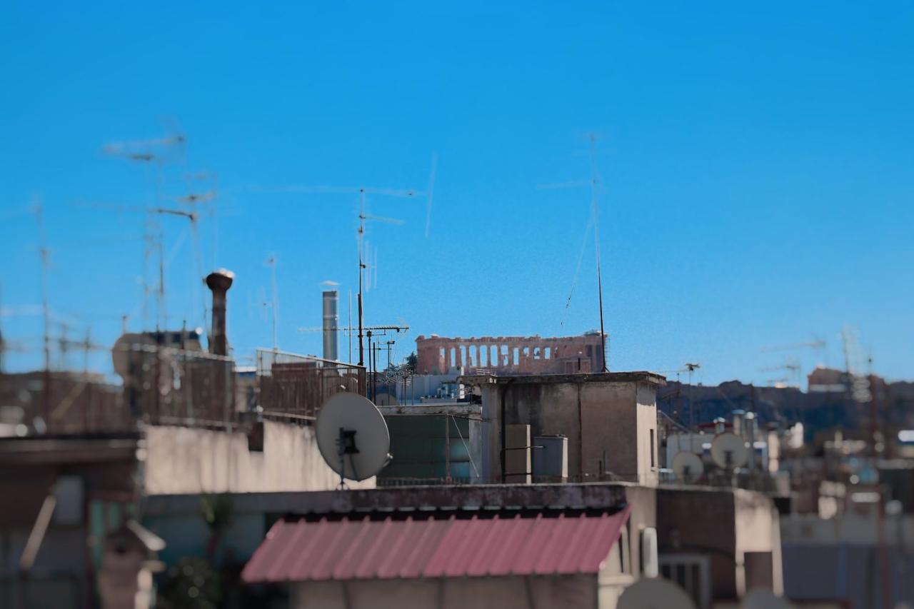 Ferienwohnung Penthouse With Acropolis View Athen Exterior foto